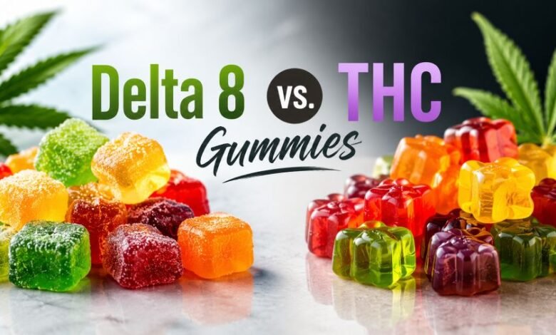 Delta 8 vs. THC Gummies