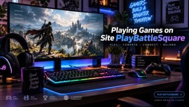 Playing Games on Site PlayBattleSquare